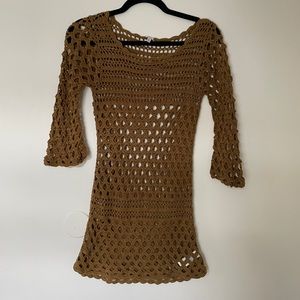 I Love H81 Crochet Beach Tunic